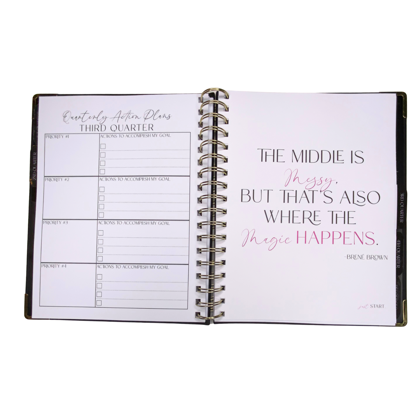 THE JUST START PLANNER