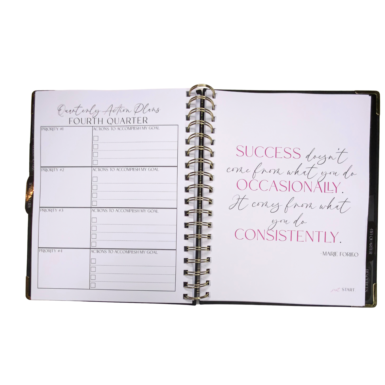THE JUST START PLANNER