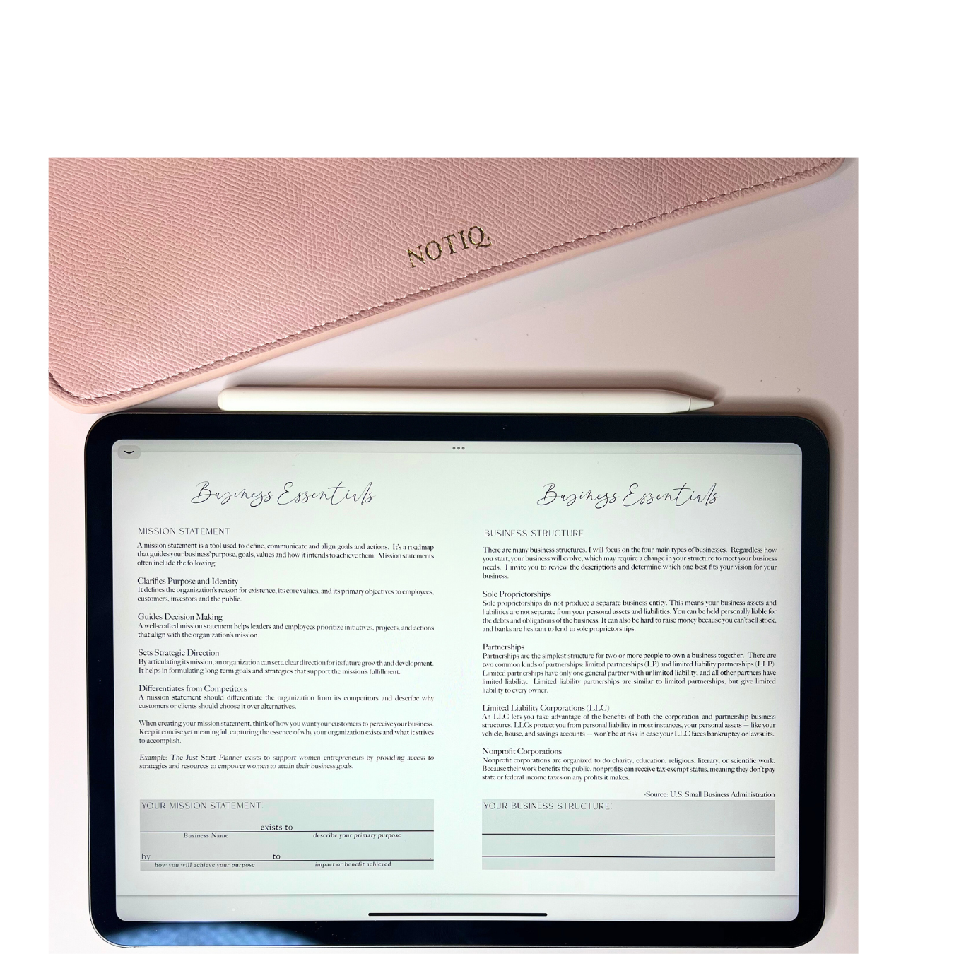 THE JUST START PLANNER - DIGITAL PDF