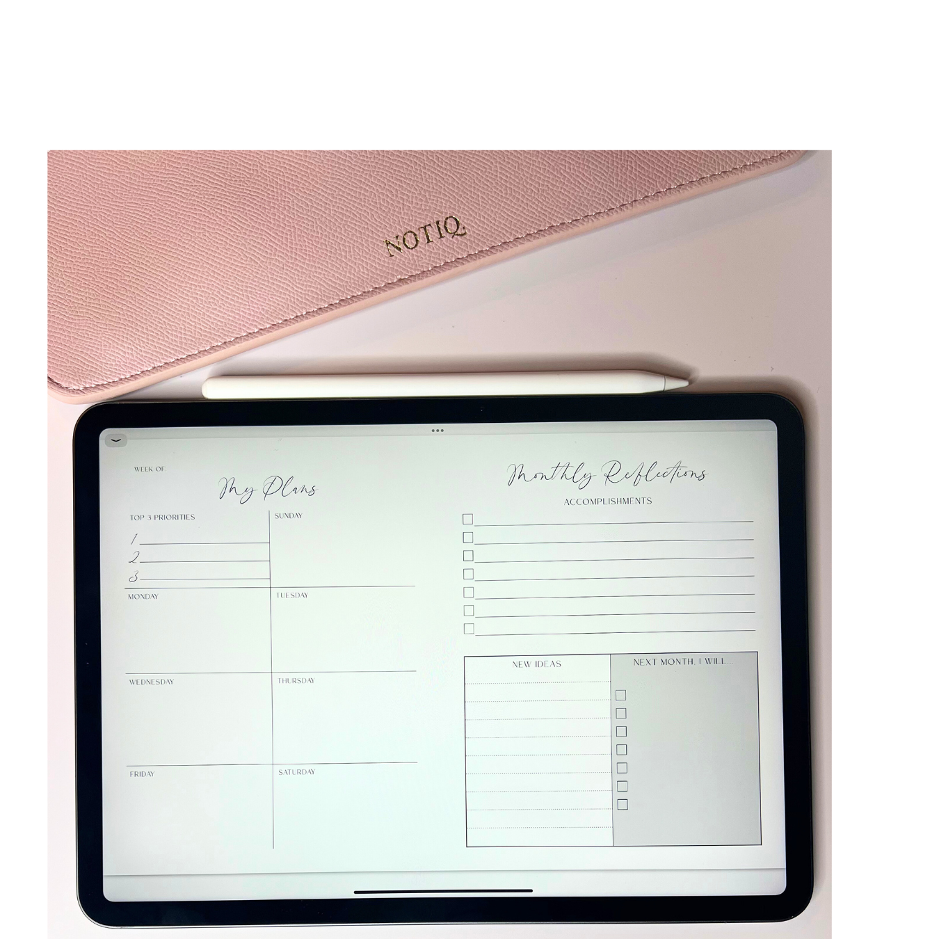 THE JUST START PLANNER - DIGITAL PDF
