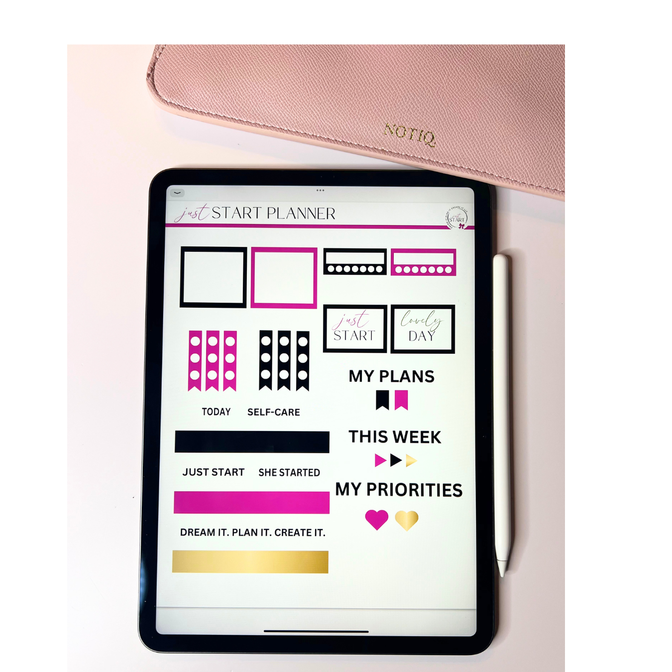 THE JUST START PLANNER - DIGITAL PDF