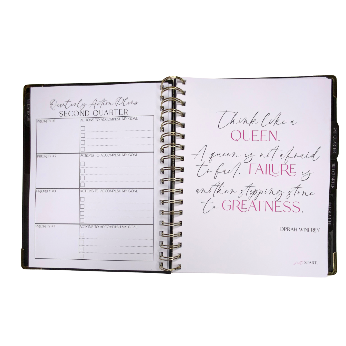 THE JUST START PLANNER