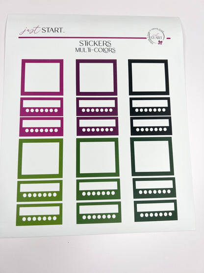 Functional Sticker Sheets